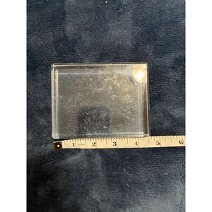 Stampin' Up! Clear "E" Block approximately 4.5 x‎ 3.25 inches
